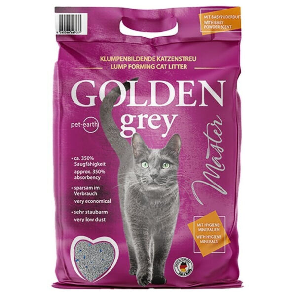 Golden Άμμος Γάτας Μπετονίτης με Άρωμα Baby Powder 7kg