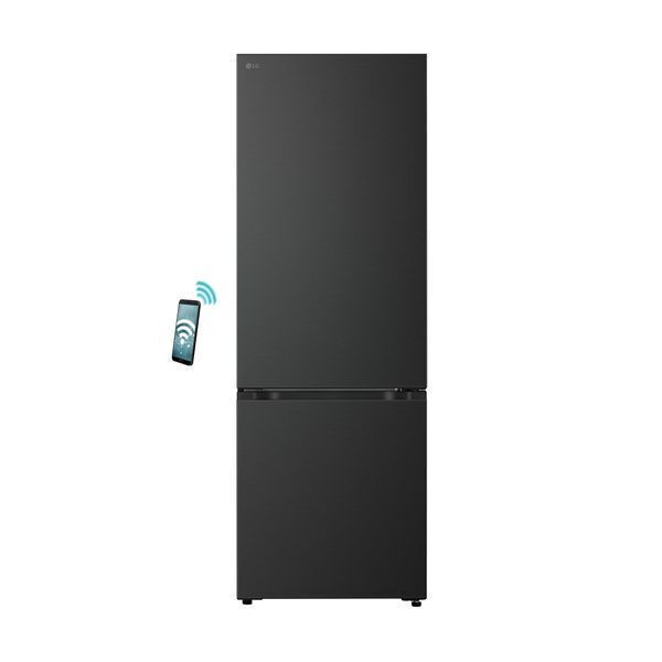 LG Ψυγειοκαταψύκτης 465lt Total NoFrost Υ203xΠ69.7xΒ70.4εκ. Μαύρος GBBW726CEV