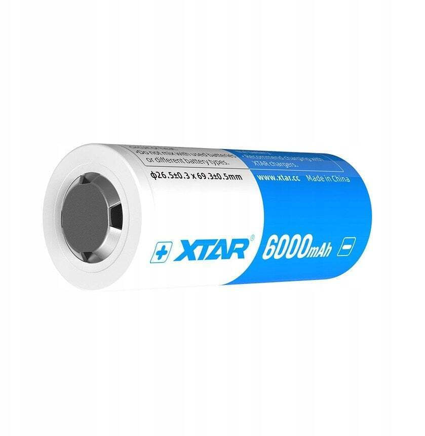 XTAR 26650 6000mAh 3.6V