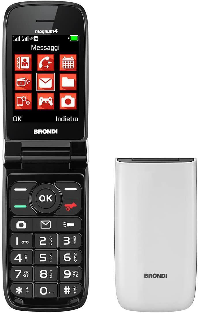 Brondi Magnum 4 Dual SIM Κινητό με Κουμπιά Λευκό