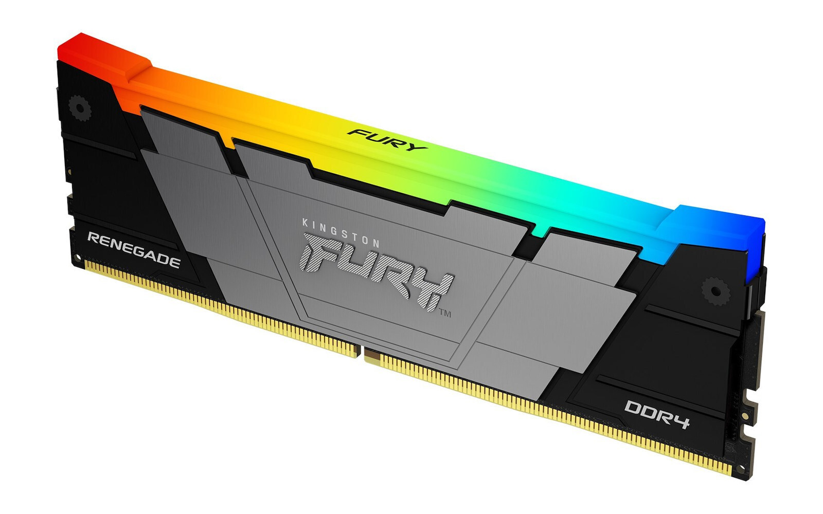 Kingston Fury Renegade Rgb DDR4 με Module 1x16GB και Ταχύτητα 3200 για Desktop KF432C16RB12A/16