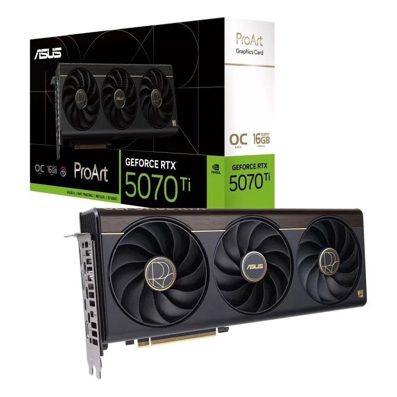 Asus GeForce RTX 5070 Ti 16GB GDDR7 ProArt OC Edition Κάρτα Γραφικών 90YV0NR0-M0NA00