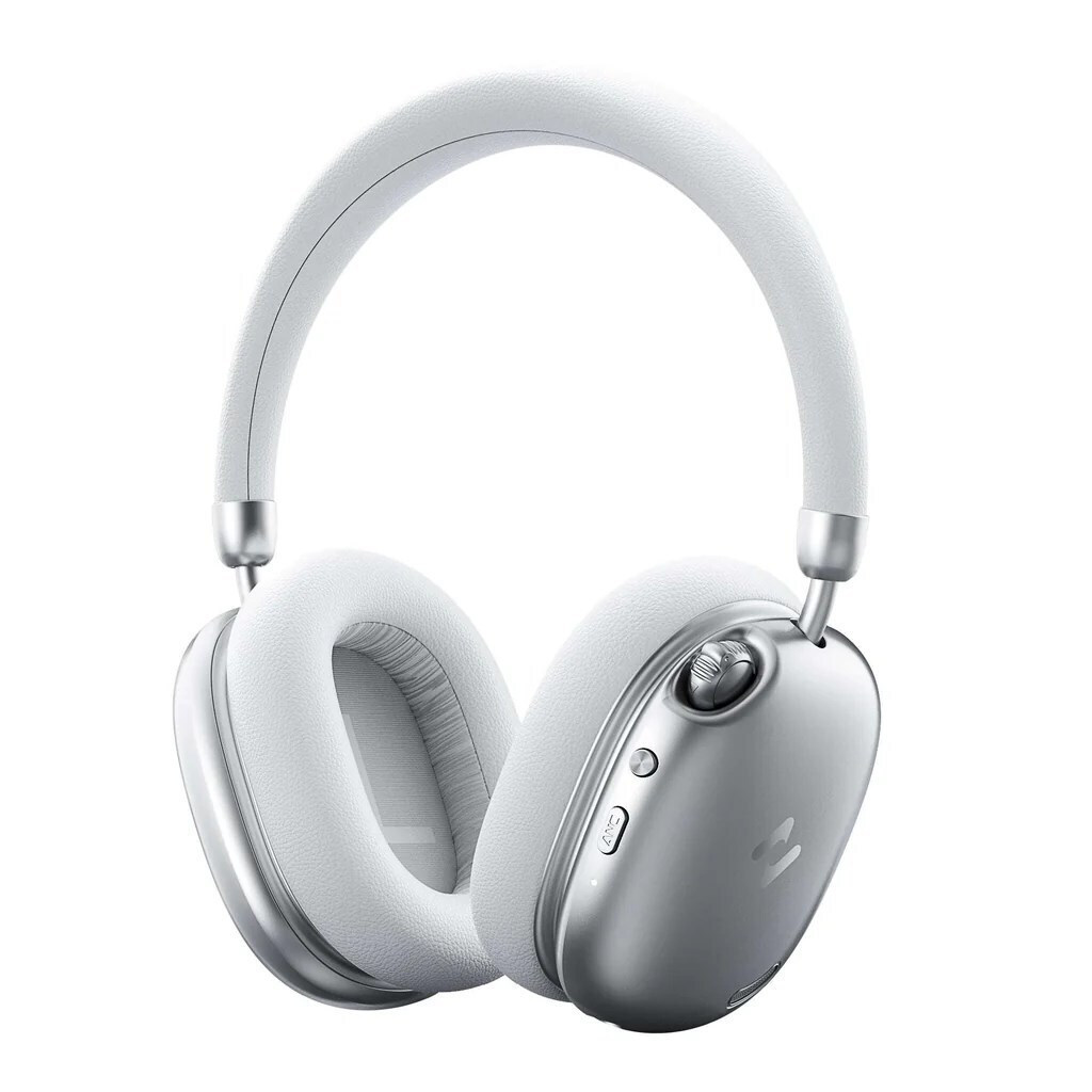 Havit Space S1 Ασύρματα Bluetooth Over Ear Ακουστικά με 100 ώρες Λειτουργίας Ασημί