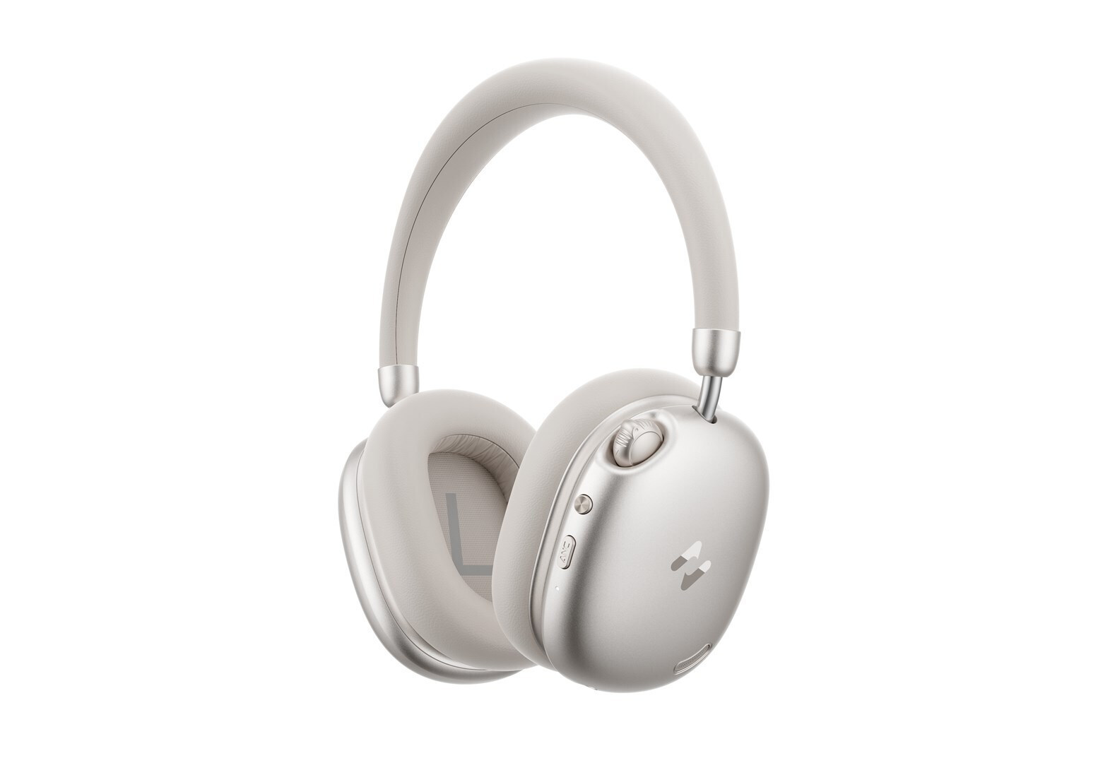 Havit Space S1 Ασύρματα Bluetooth Over Ear Ακουστικά με 100 ώρες Λειτουργίας Μπεζ