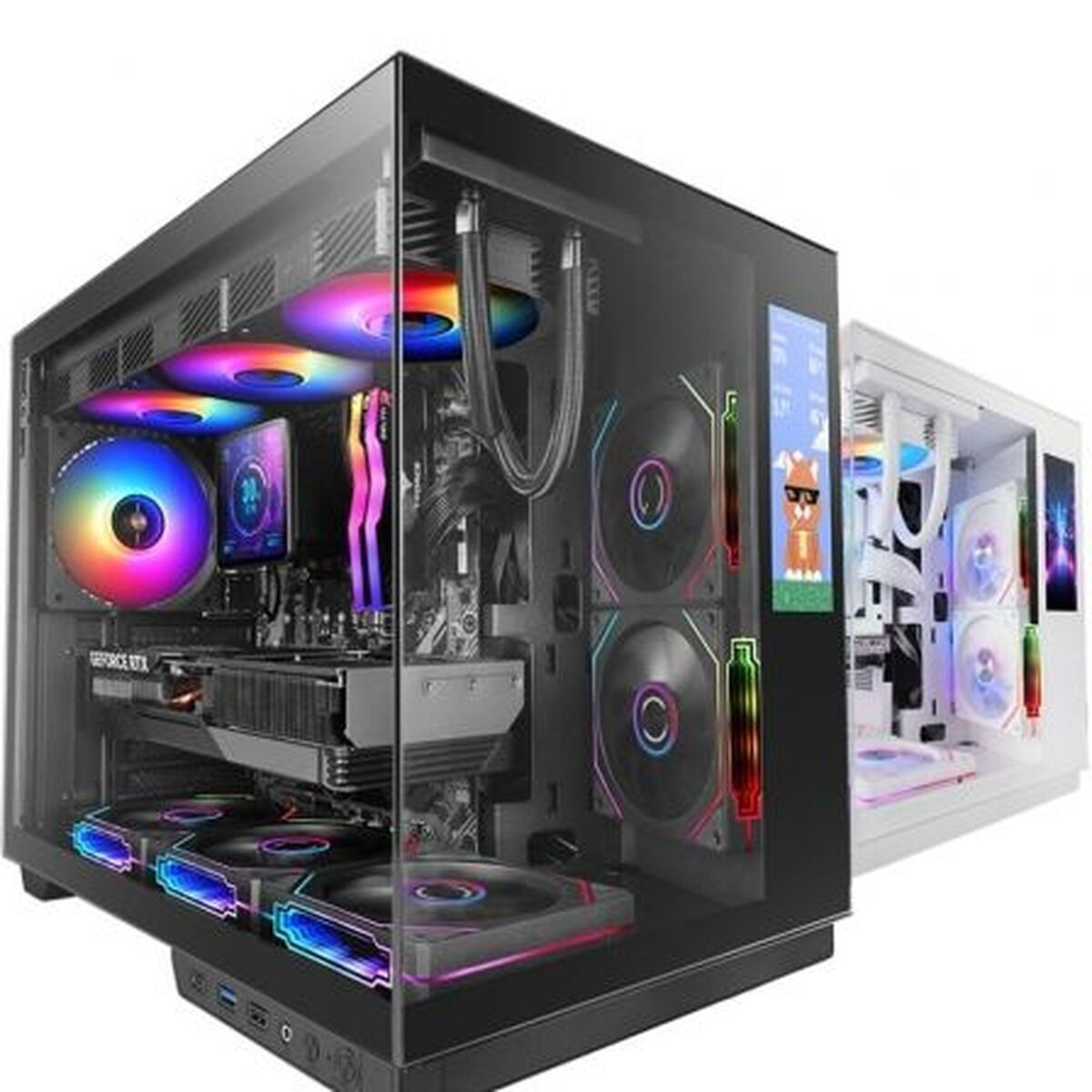 Mars Gaming MC-MIRAGE Gaming Midi Tower Κουτί Υπολογιστή Μαύρο