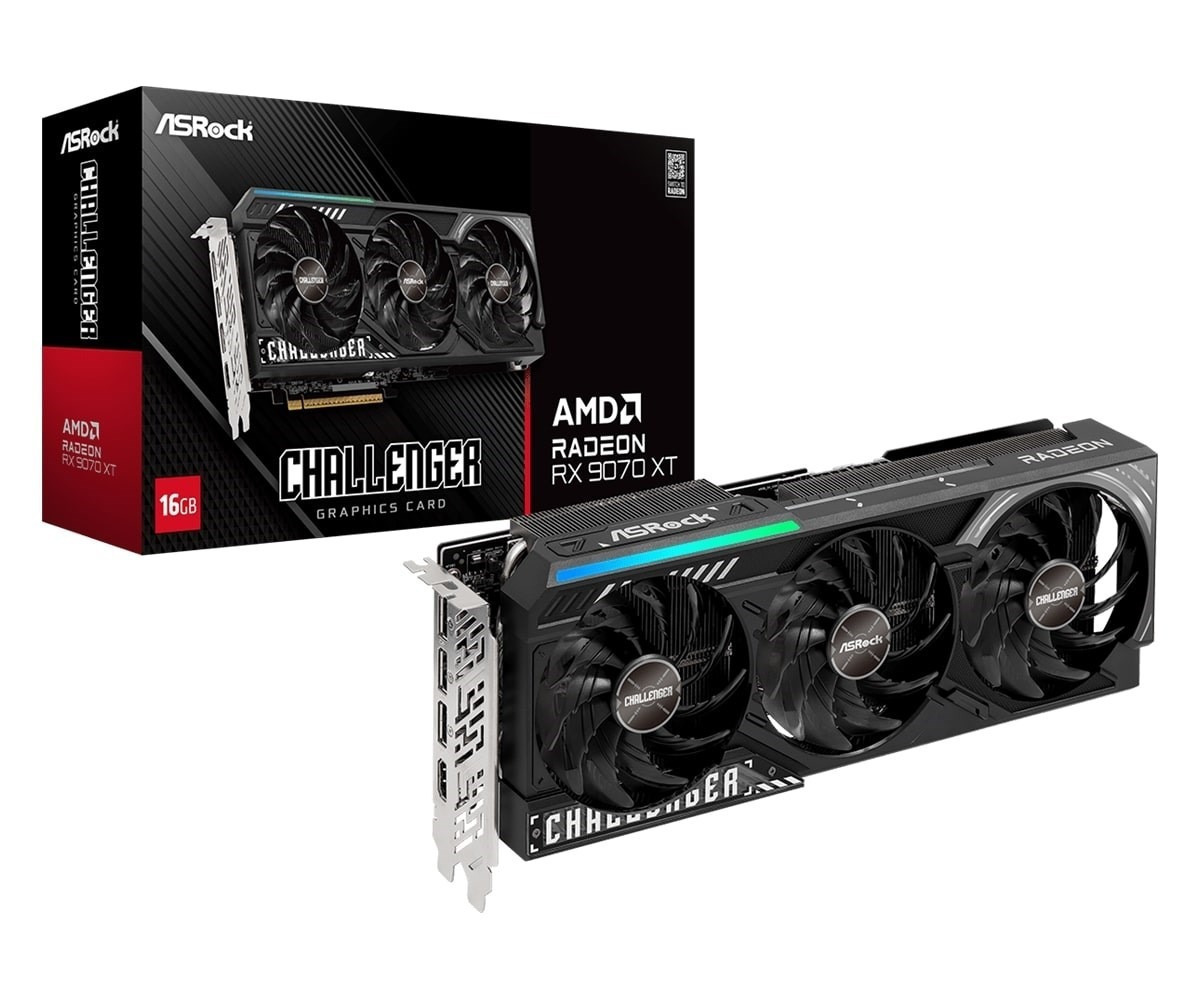 ASRock Radeon RX 9070 XT 16GB GDDR6 Challenger Κάρτα Γραφικών