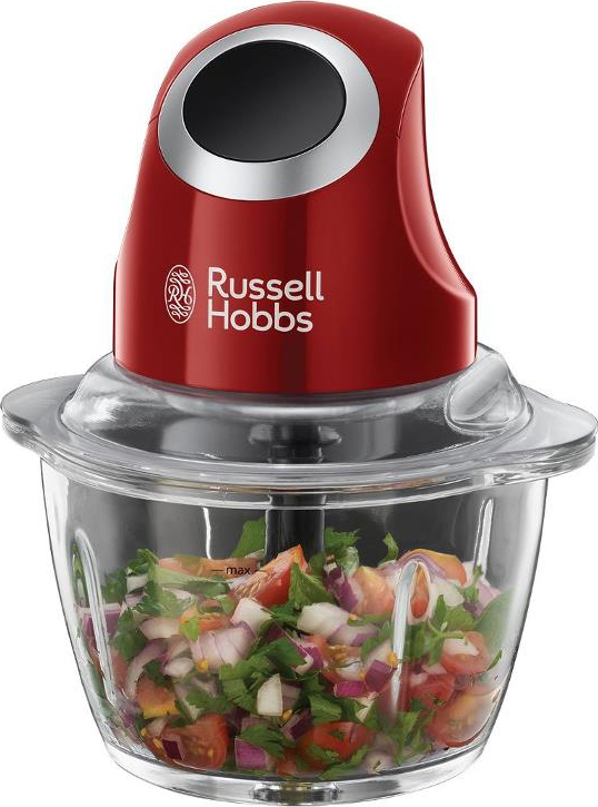 Russell Hobbs 24660-56 Πολυκόπτης Multi 200W με Δοχείο 1lt Κόκκινος
