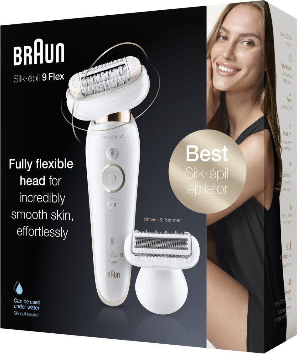 Braun Silk-epil 9 Flex Αποτριχωτική Μηχανή Epilator για το Σώμα S0425613