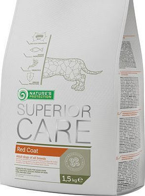 Nature's Protection Superior Care Red Coat Grain Free 10kg Ξηρά Τροφή χωρίς Σιτηρά & Γλουτένη για Ενήλικους Σκύλους με Πουλερικά και Ρύζι