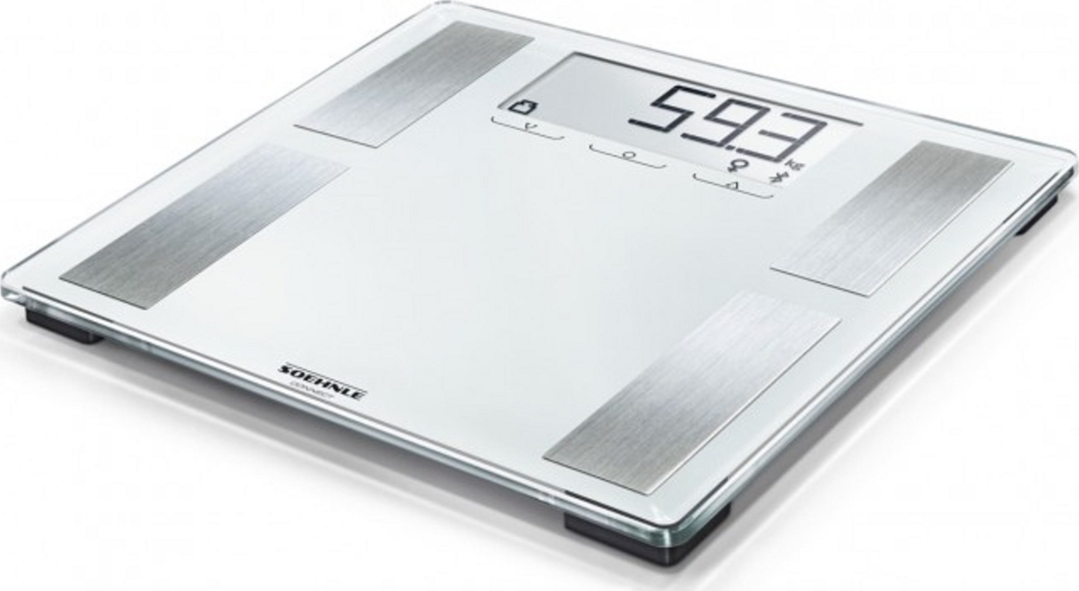 Soehnle Shape Sense Connect 100 Smart Ζυγαριά 180kg με Λιπομετρητή & Bluetooth Λευκή