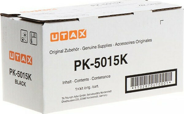 Utax PK-5015K Γνήσιο Toner Laser Εκτυπωτή Μαύρο 4000 Σελίδων (1T02R70UT0)