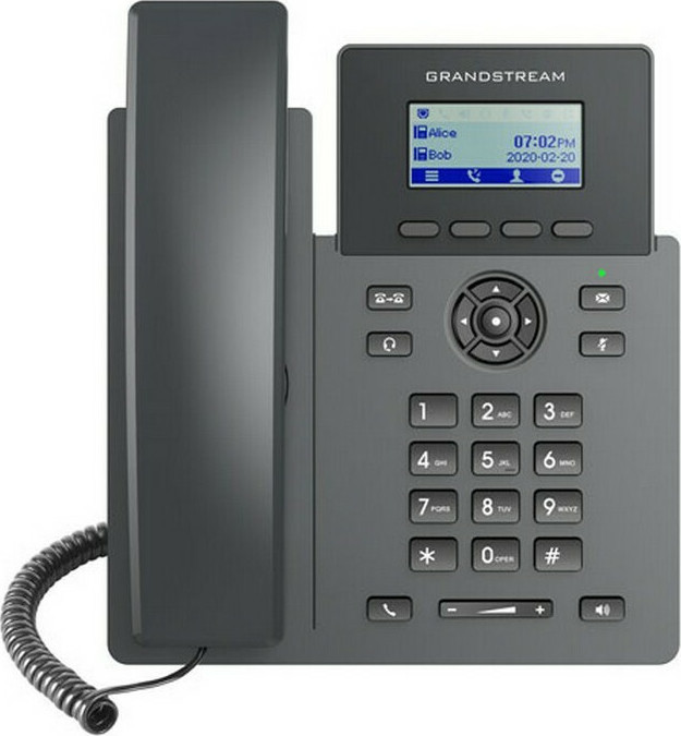 20211108140917_grandstream_grp2601p_ensyrmato_tilefono_ip_2_grammon_mayro Grandstream GRP2601P Ενσύρματο Τηλέφωνο IP 2 γραμμών Μαύρο - Image 1