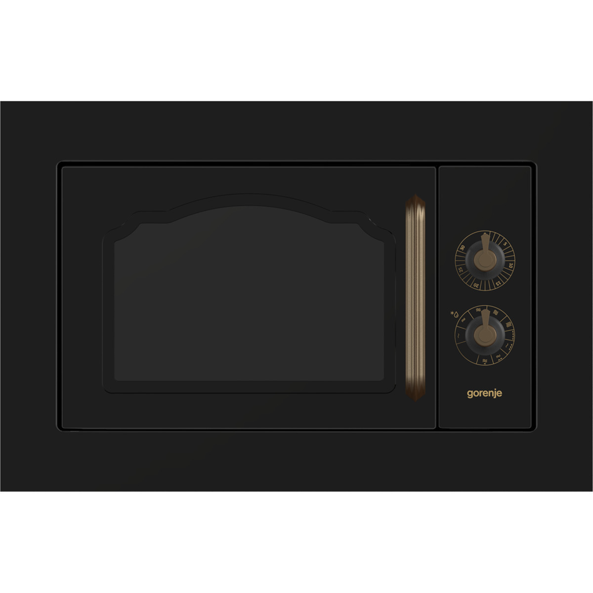 Gorenje BM235CLB 567145 Εντοιχιζόμενος Φούρνος Μικροκυμάτων με Grill 23lt Μαύρος