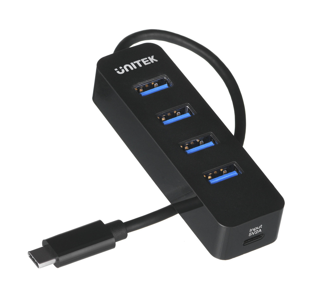Unitek USB 3.0 Hub 4 Θυρών με σύνδεση USB-C & Θύρα Φόρτισης (H1117B)