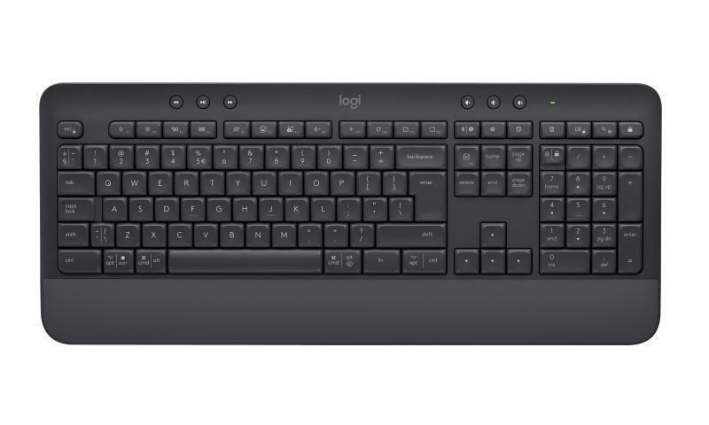Logitech Signature K650 Ασύρματο Bluetooth Πληκτρολόγιο Αγγλικό US Graphite