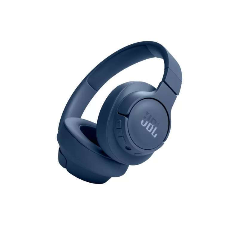 JBL Tune 720BT Ασύρματα / Ενσύρματα Over Ear Ακουστικά με 76 ώρες Λειτουργίας και Quick Charge Μπλε