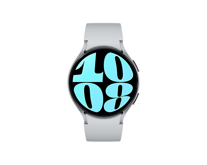 Samsung Galaxy Watch6 LTE Aluminium 44mm Αδιάβροχο με eSIM και Παλμογράφο (Ασημί)