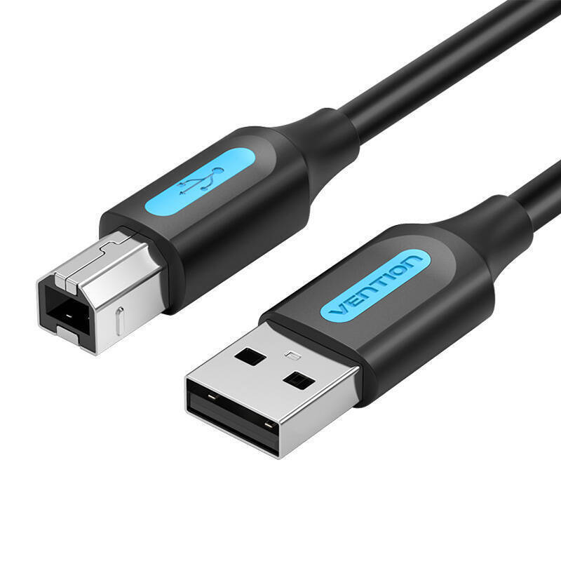 Vention USB 2.0 Cable USB-A male - USB-B male Μαύρο 3m COQBI