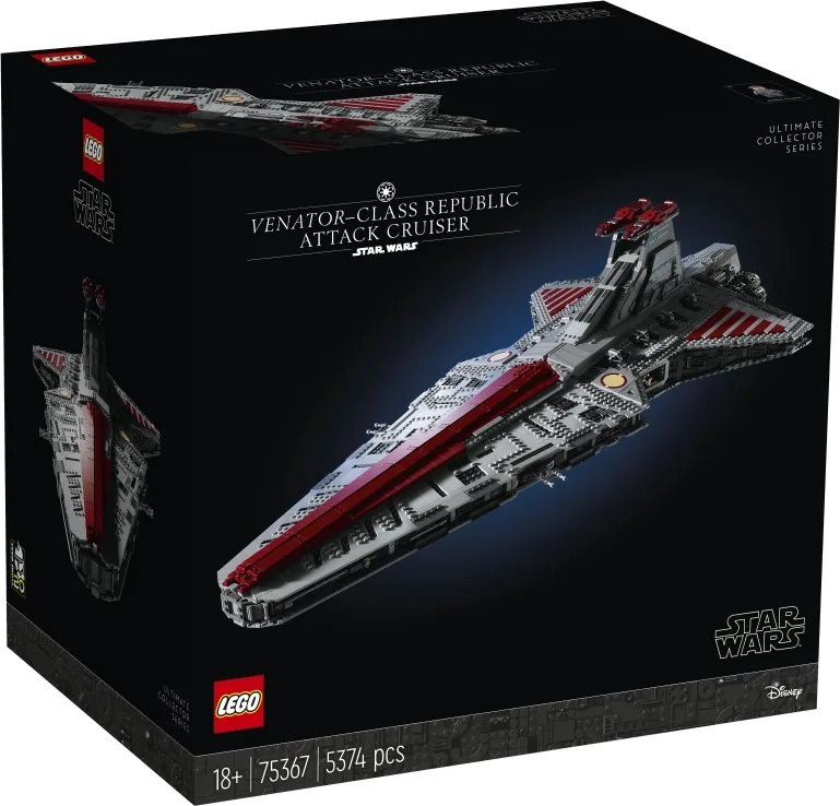 LEGO Star Wars Venator-class Republic Attack Cruiser για 18+ Ετών 5374τμχ 75367