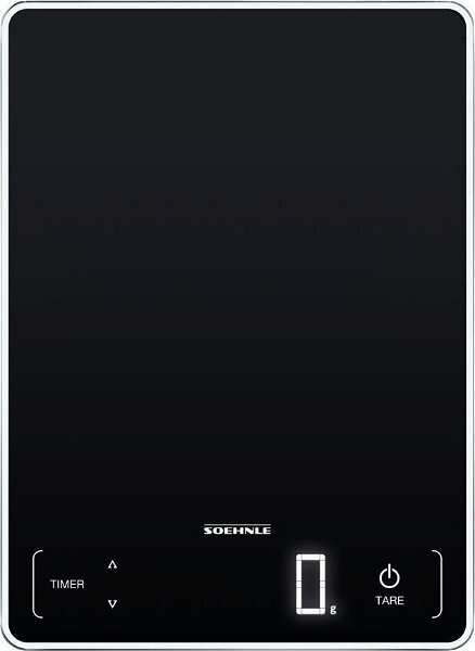 Soehnle Page Profi 100 Ψηφιακή Ζυγαριά Κουζίνας 1gr/15kg Μαύρη