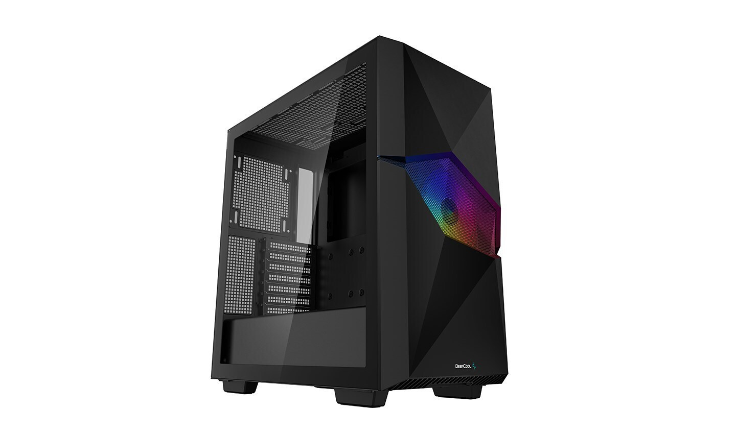 Deepcool Cyclops Midi Tower Κουτί Υπολογιστή με Πλαϊνό Παράθυρο Μαύρο