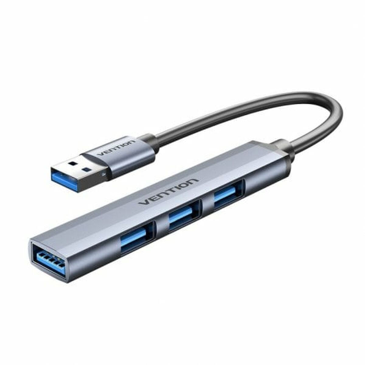 Vention USB 3.0 Hub 4 Θυρών με σύνδεση USB-A Γκρι (CKOHB) - Image 1