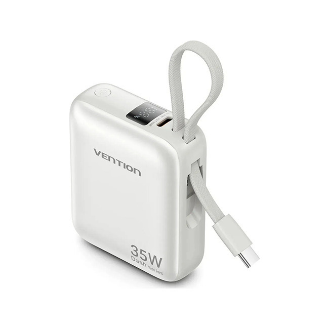Vention Power Bank 10000mAh 30W με Θύρα USB-C Μπεζ