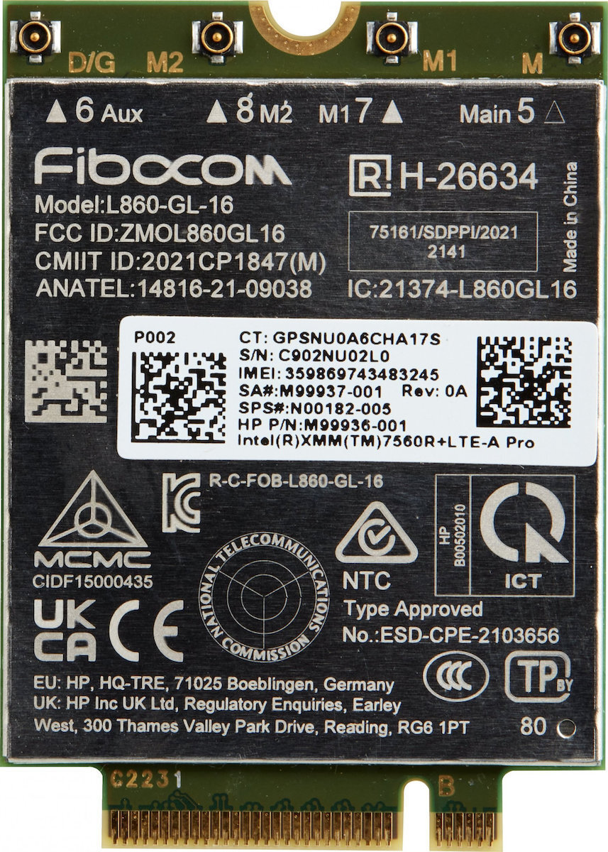 HP Ασύρματη Κάρτα Δικτύου (150Mbps) Mini PCI 7P993AA