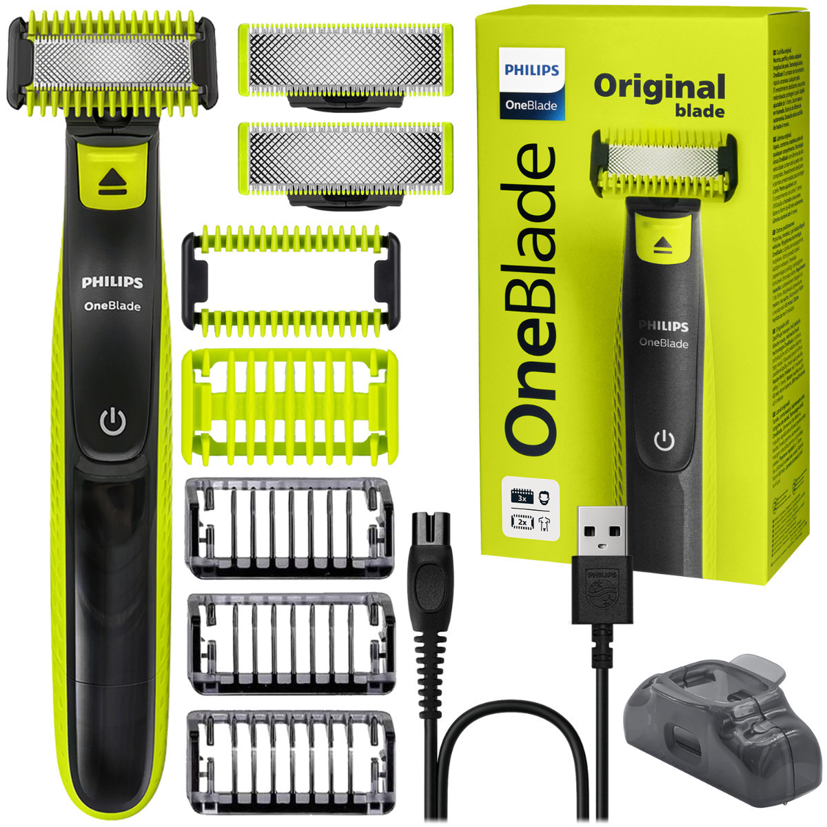 Philips Oneblade QP2824/10 Ξυριστική Μηχανή Προσώπου / Σώματος Επαναφορτιζόμενη