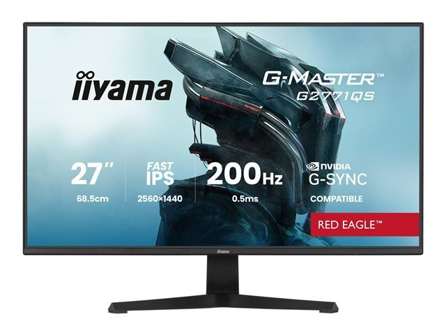 Iiyama G-Master G2771QS-B1 IPS HDR Monitor 27" QHD 2560x1440 200Hz