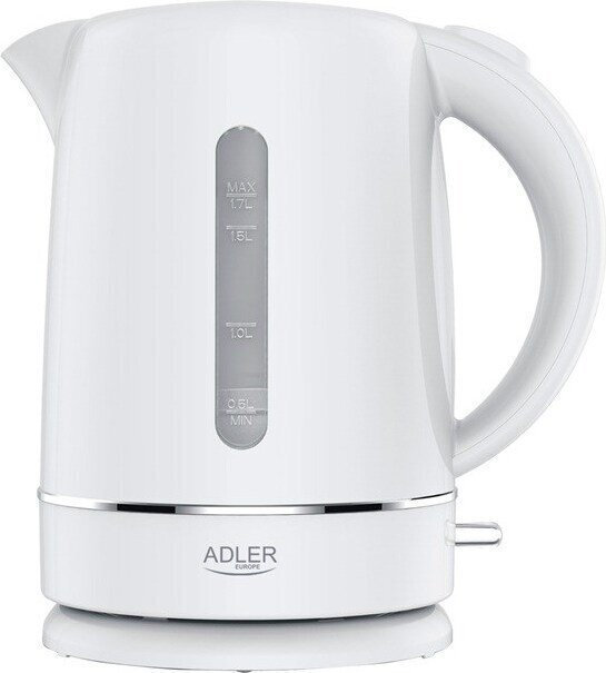Adler Βραστήρας 1.7lt 1385W Λευκός AD 1385w