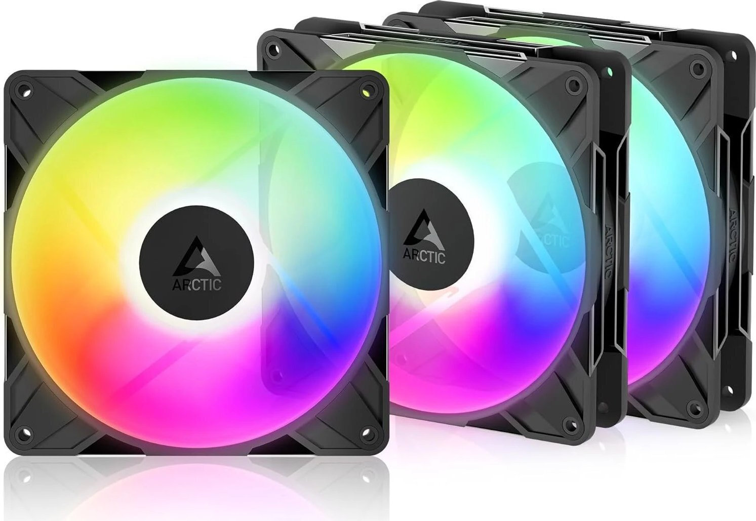 Arctic P14 Pro Reverse Case Fan 140mm με ARGB Φωτισμό και Σύνδεση 3-Pin / 4-Pin PWM 3τμχ
