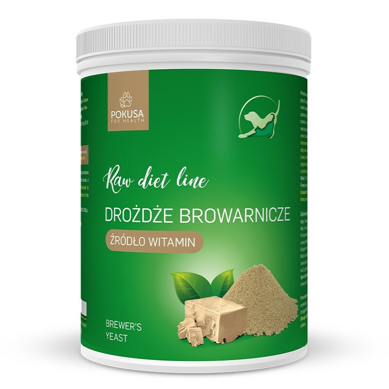 Pokusa Raw Diet Line Drożdże Browarnicze 1000g Pks