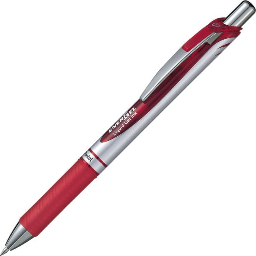 Pentel Energel Στυλό Κόκκινο με Κόκκινο Μελάνι BL77-B