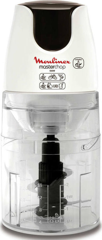 Moulinex Masterchop XL Πολυκόπτης Multi 500W με Δοχείο 500ml