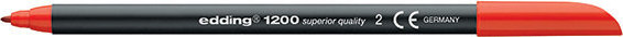 Edding 1200 Μαρκαδόρος Σχεδίου Κόκκινος 1mm 4-1200002