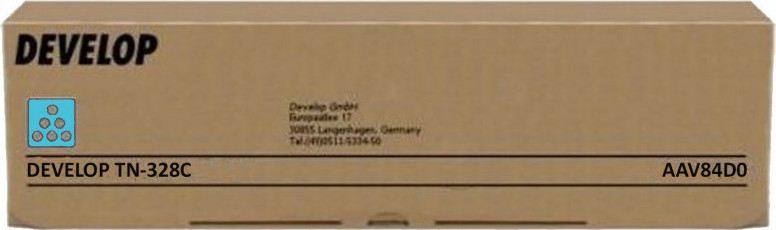 Develop TN 328 Γνήσιο Toner Laser Εκτυπωτή Κυανό (AAV84D0)