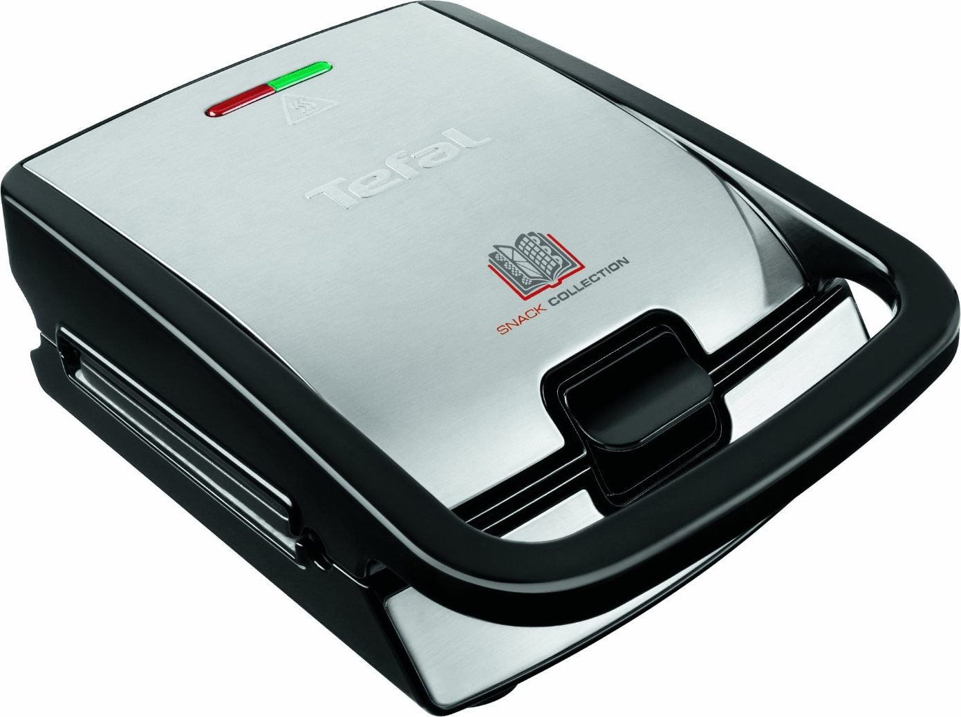 Tefal Snack Collection Τοστιέρα με Αποσπώμενες Πλάκες για 2 Τοστ 700W Inox