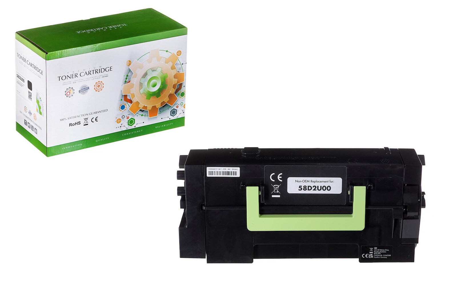 Superbulk Συμβατό Toner για Laser Εκτυπωτή Lexmark 58D2U00 Μαύρο
