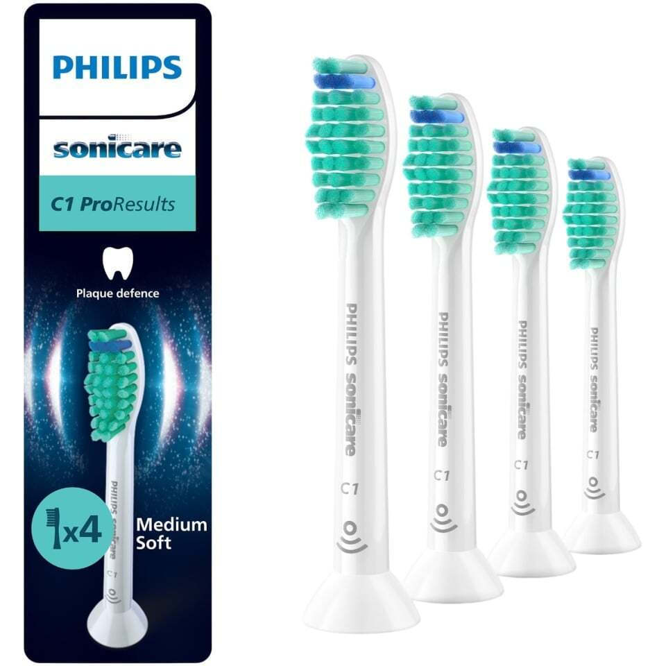 Philips Sonicare C1 ProResults Ανταλλακτικές Κεφαλές για Ηλεκτρική Οδοντόβουρτσα HX6014/87 4τμχ