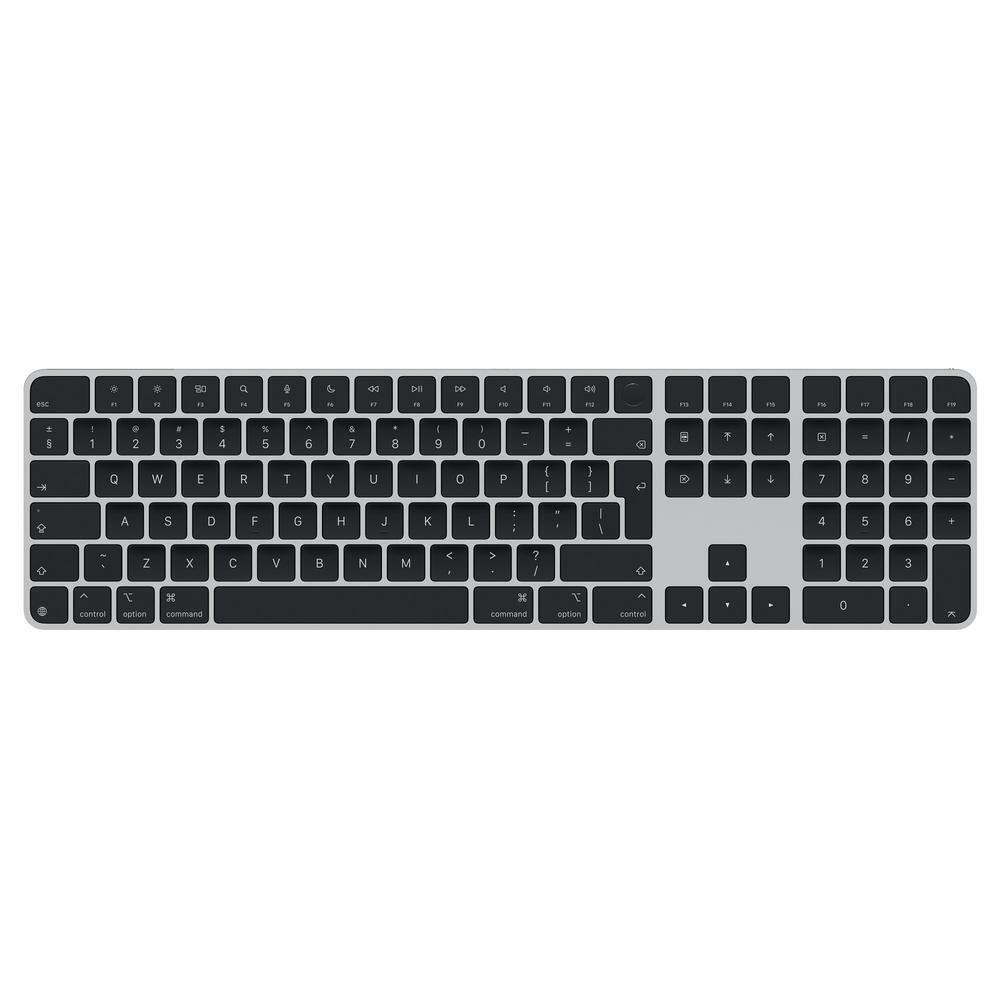 Apple Magic With Touch ID And Numeric Keypad Ασύρματο Πληκτρολόγιο International English Συμβατό με Mac