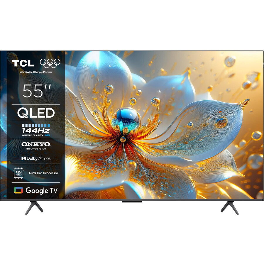 TCL Smart Τηλεόραση 55" 4K UHD QLED 55T8C HDR (2025)