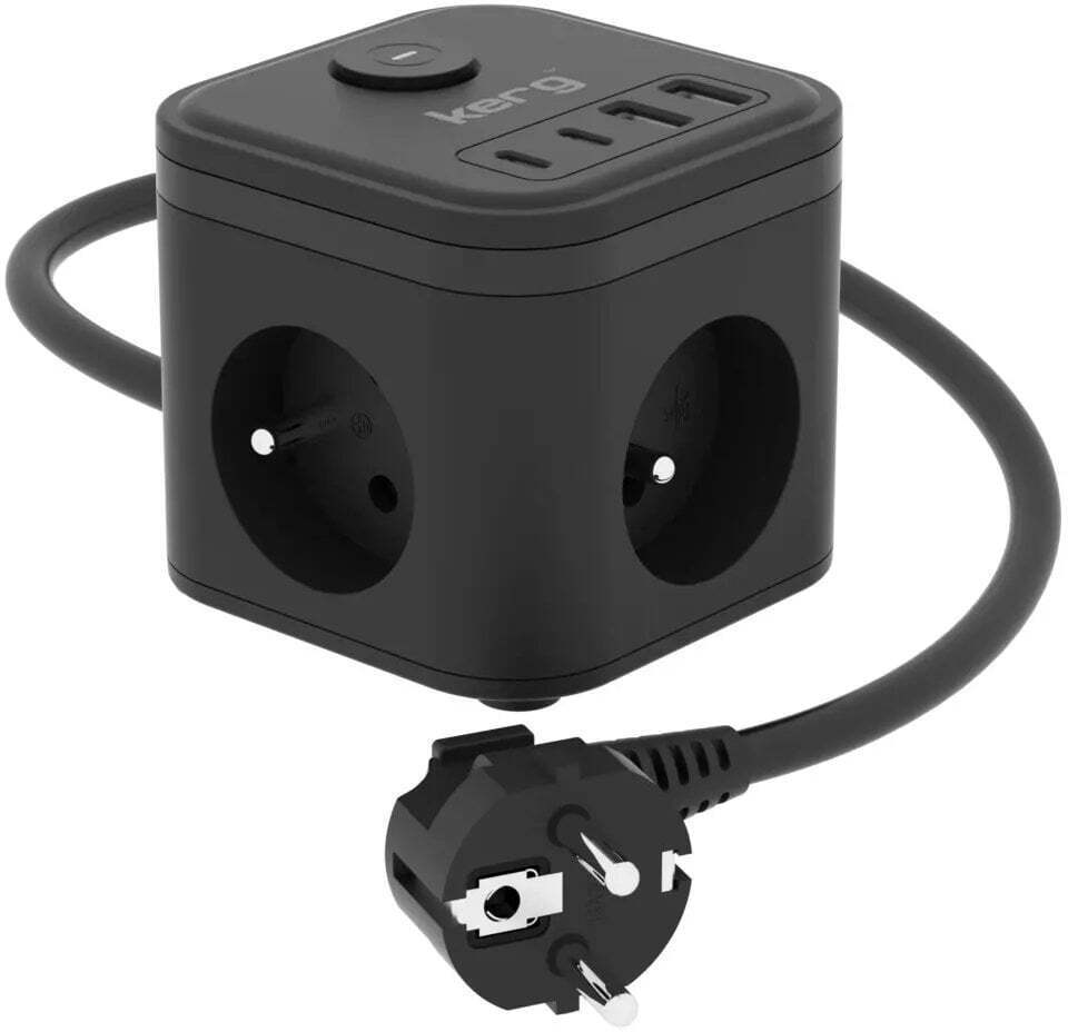 Πολύπριζο 3 Θέσεων με Καλώδιο 1.5m