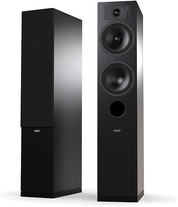 Indiana Line Tesi 5 Ζεύγος Ηχείων Hi-Fi Δαπέδου 150W 2.5 Δρόμων Μαύρο