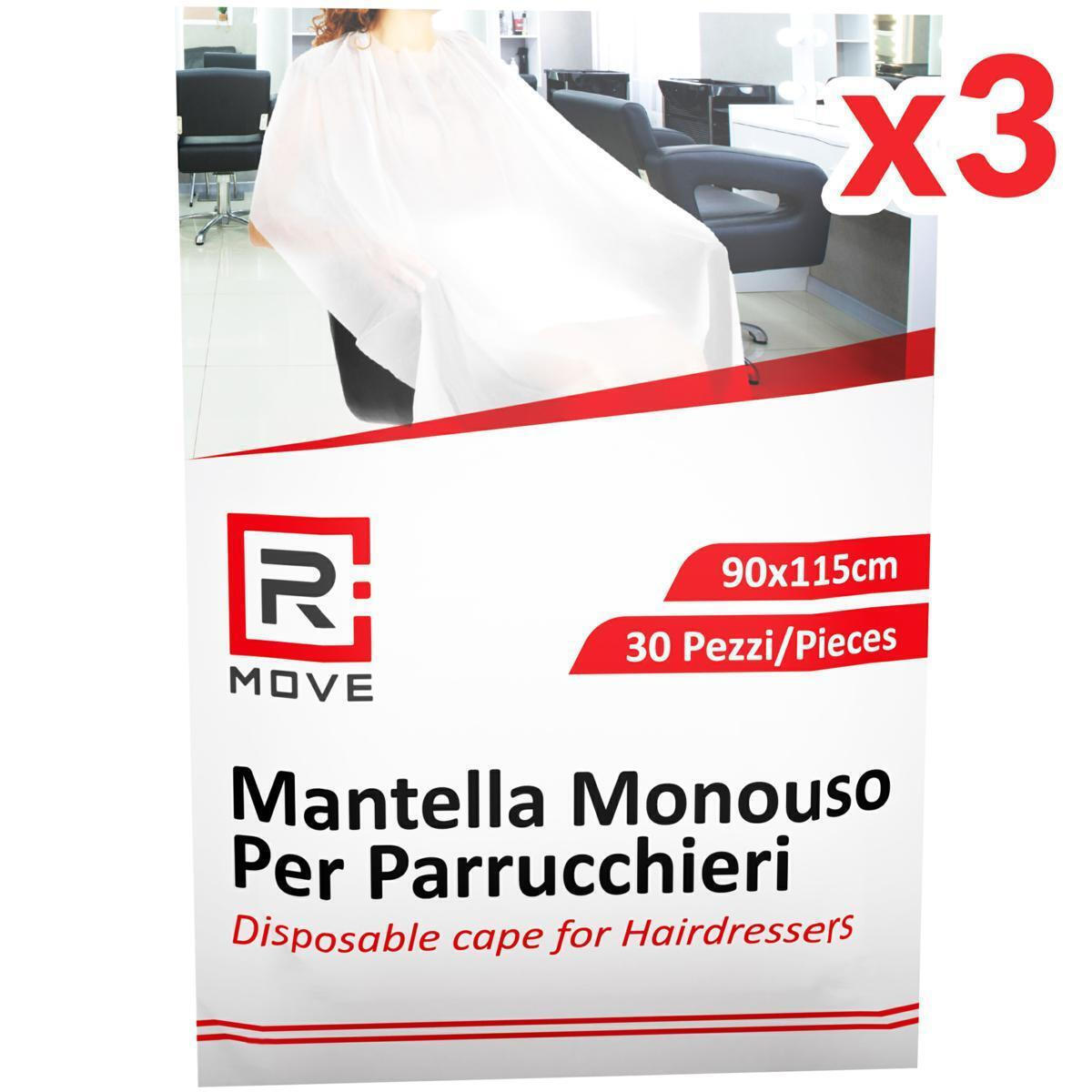 Rmove Mantella Μονοuse Κομμωτές 90x115cm 3cnf/30pz