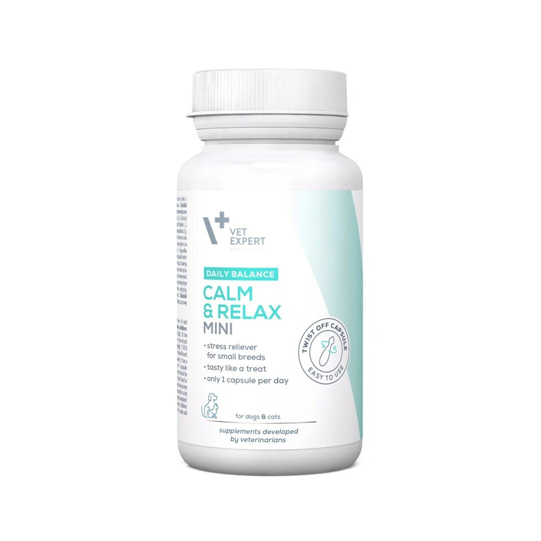 VetExpert Πολυβιταμίνες Σκύλου και Γάτας σε Έλαιο 30caps για Διαχείριση Άγχους & Στρες