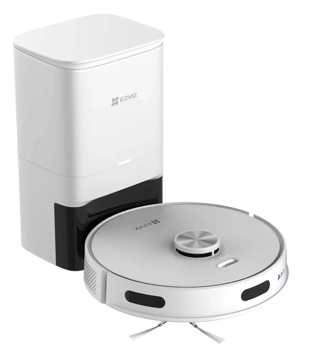 Ezviz Σκούπα Ρομπότ για Σκούπισμα & Σφουγγάρισμα με Χαρτογράφηση και Wi-Fi Λευκή 1361340