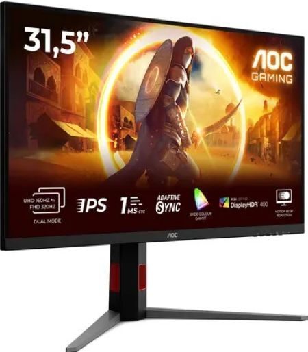 AOC U32G4U IPS-ADS HDR Monitor 31.5" 4K 3840x2160 160Hz με Χρόνο Απόκρισης 1ms GTG