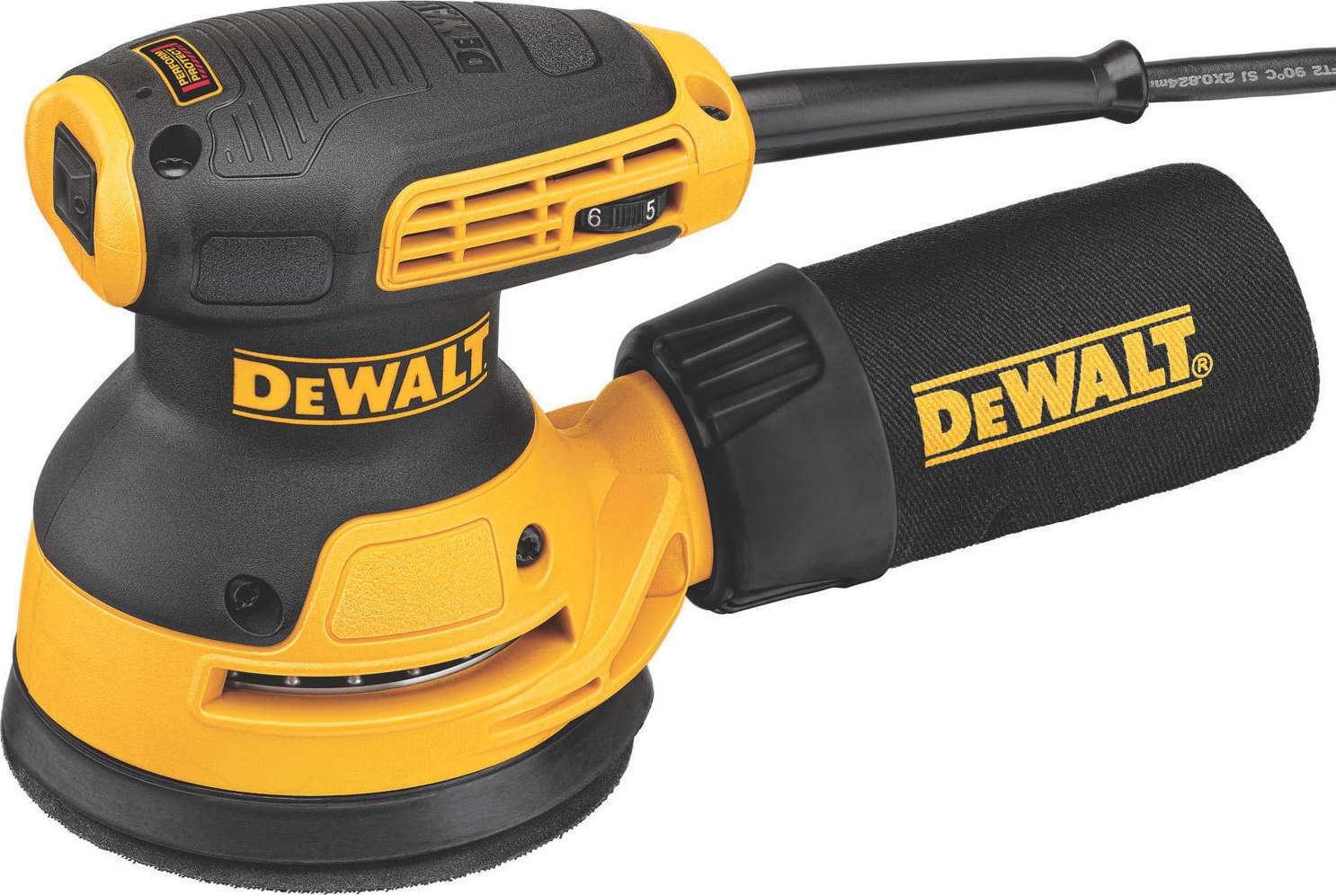 Dewalt DWE6423 Έκκεντρο Τριβείο 125mm Ρεύματος 280W με Ρύθμιση Ταχύτητας και με Σύστημα Αναρρόφησης