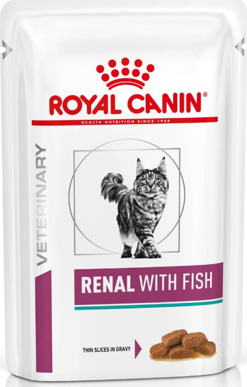 Royal Canin Renal Υγρή Τροφή για Ενήλικες Γάτες σε Φακελάκι με Ψάρια 85gr 3614010